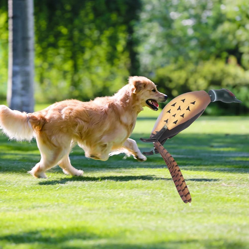 Garvee Duck Dog Toy Training Dummy Retrieving Duck Bumper Retriever Rope Toy for Small Medium Large Dogs