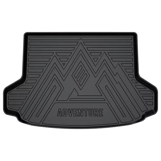 Garvee Cargo Liner - All-Season Heavy-Duty TPE Trunk Mat & Rear Floor Mat, Compatible with HR-V FWD 2023-2025, Non-Slip and Durable, Black