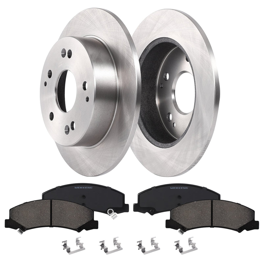 Garvee Premium Ceramic Disc Rear Brake Rotor Compatible With ACCORD TSX Rear Aluminum-Zinc Coating Rust Resistant