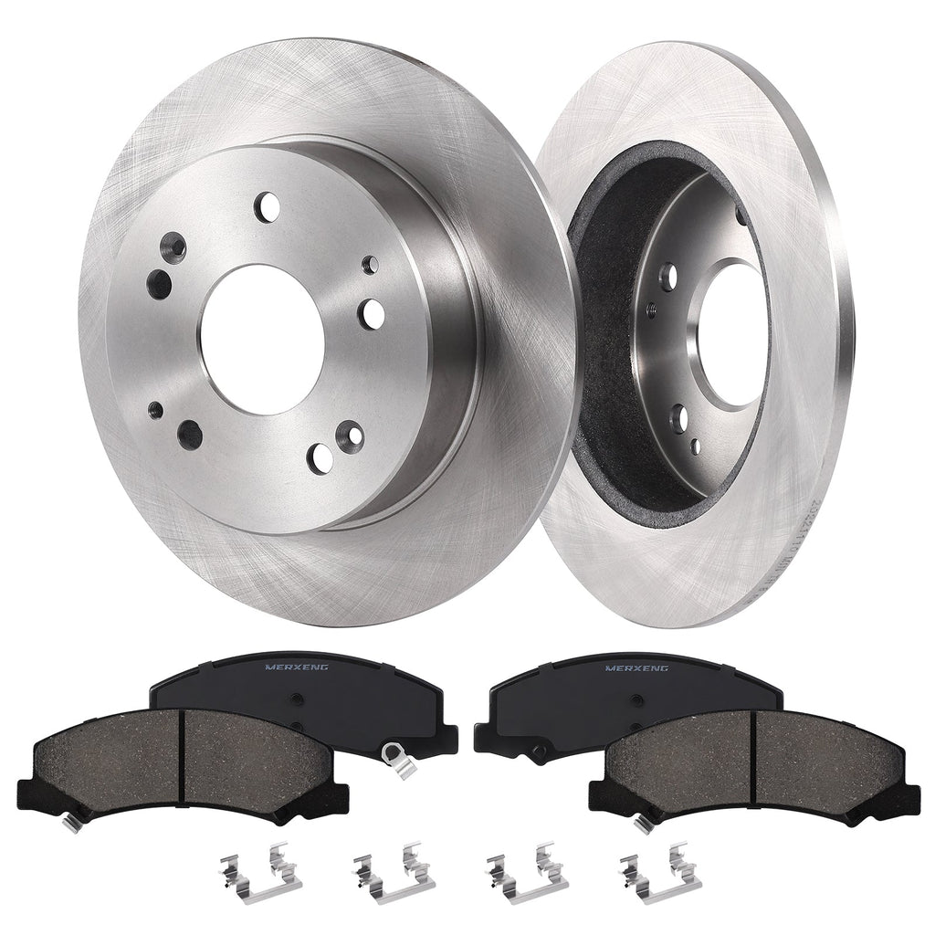 Garvee Premium Ceramic Disc Rear Brake Rotor Compatible With ACCORD TSX Rear Aluminum-Zinc Coating Rust Resistant