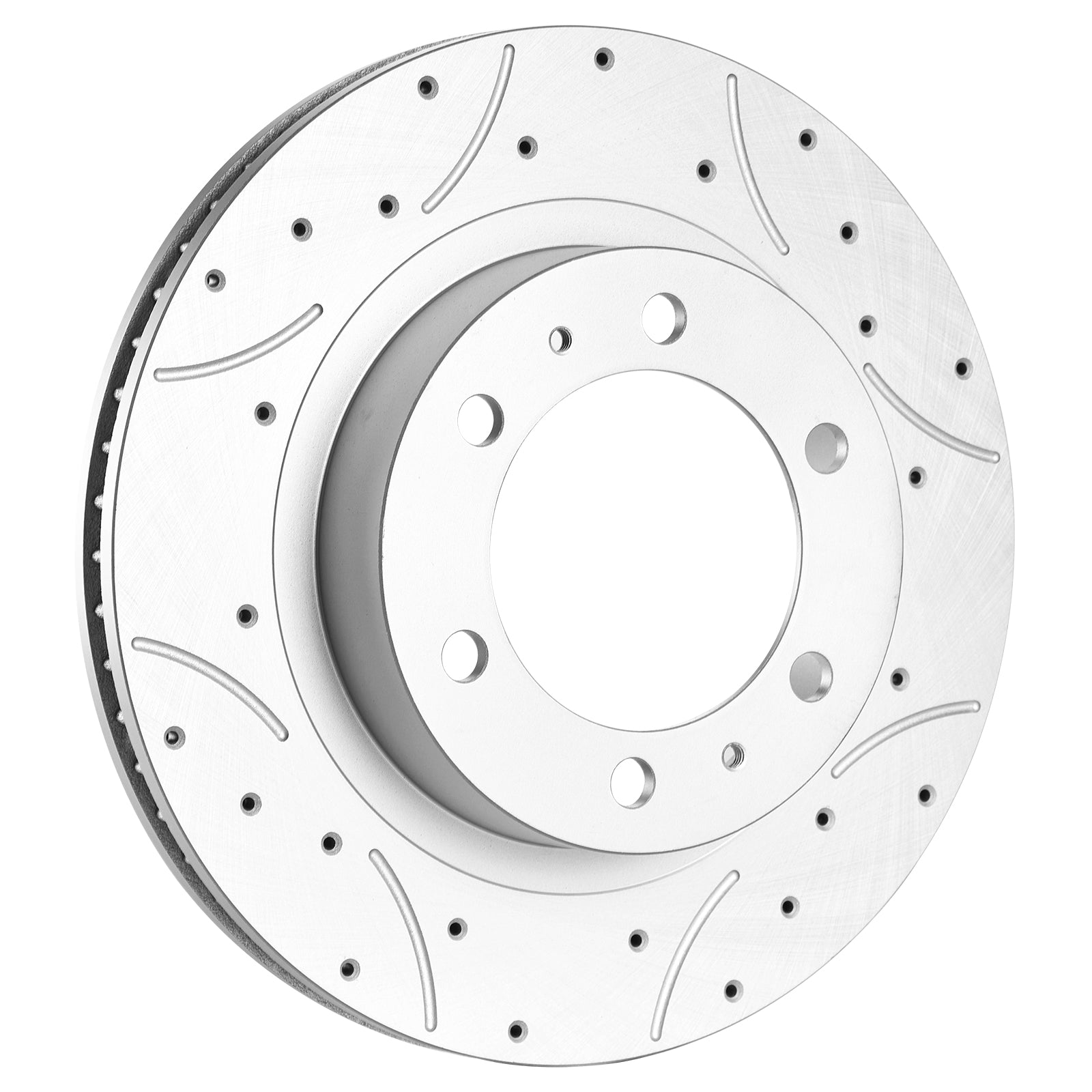 Garvee Premium Ceramic Disc Rear Brake Rotor Compatible With JEEP WRANGLER JK Rear Aluminum-Zinc Coated Durable Rust-Resistant