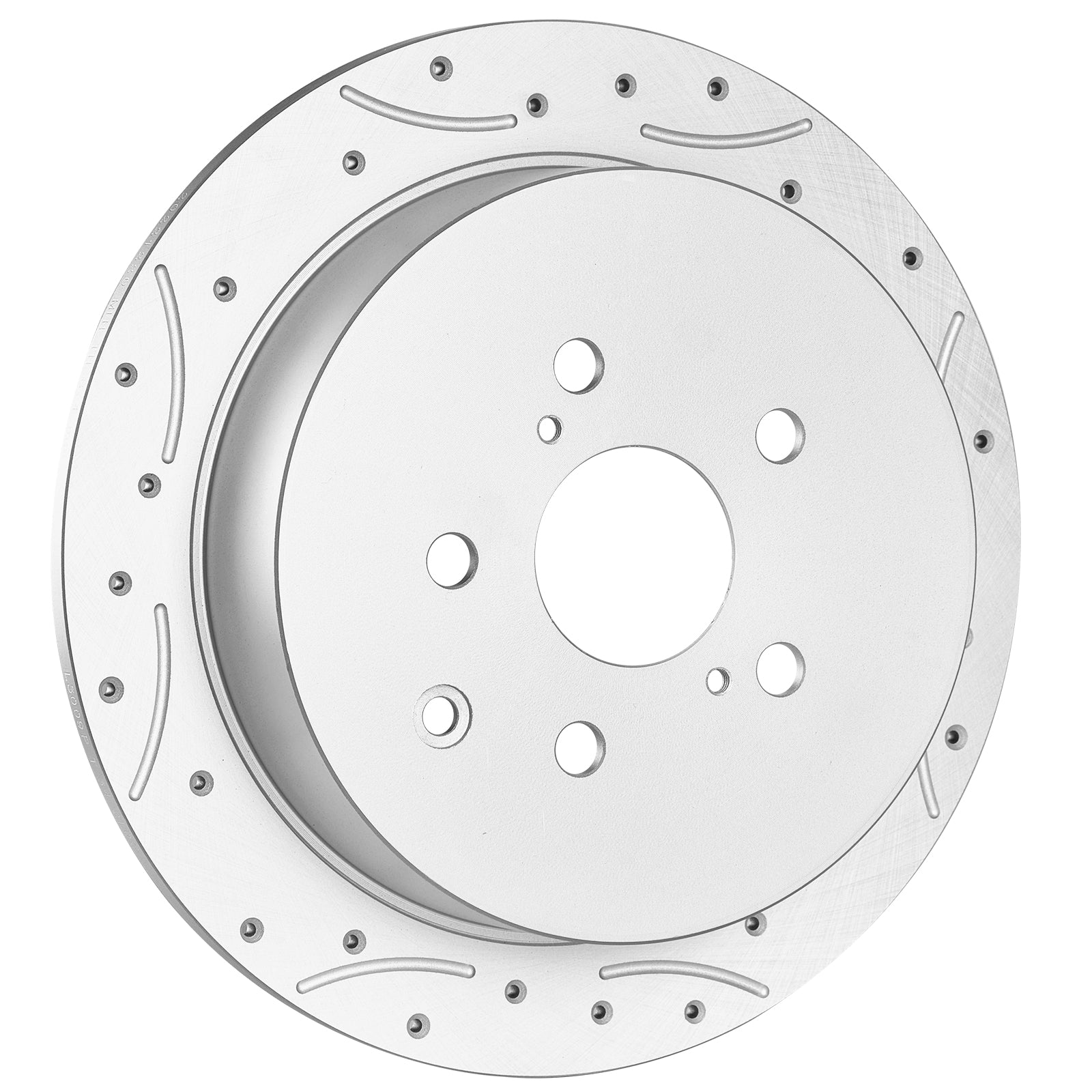 Garvee Premium Ceramic Disc Rear Brake Rotor Compatible With JEEP WRANGLER JEEP WRANGLER JK Rear Aluminum-Zinc Coating