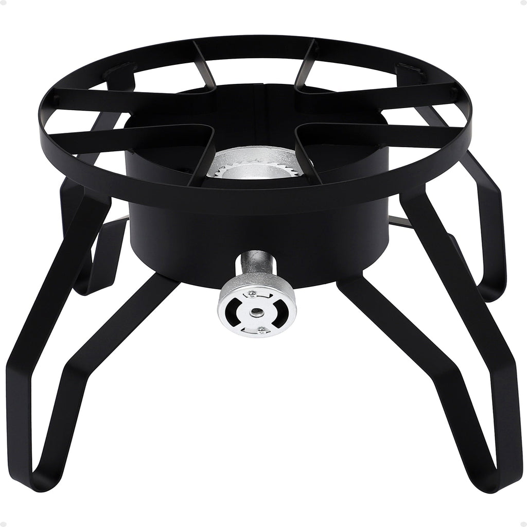 Garvee 14" Single Burner Propane Outdoor Stove - High Heat Portable Cooker for Home Brewing, Turkey Frying, Maple Syrup Preparation