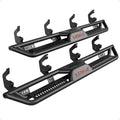 Garvee Running Boards 6.5 Inches with Two Stairs Design Compatible with 2019-2024 Chevy Silverado/GMC Sierra 1500, 2020-2024 2500HD 3500HD Crew Cab(4 Full-Size Doors), Bolt-on Side Steps