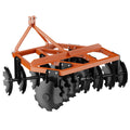 Garvee 5ft Disc Harrow Plow Tractor Attachment – 3-Point Hitch, 16” Notched Discs for Field Cultivation & Soil Preparation