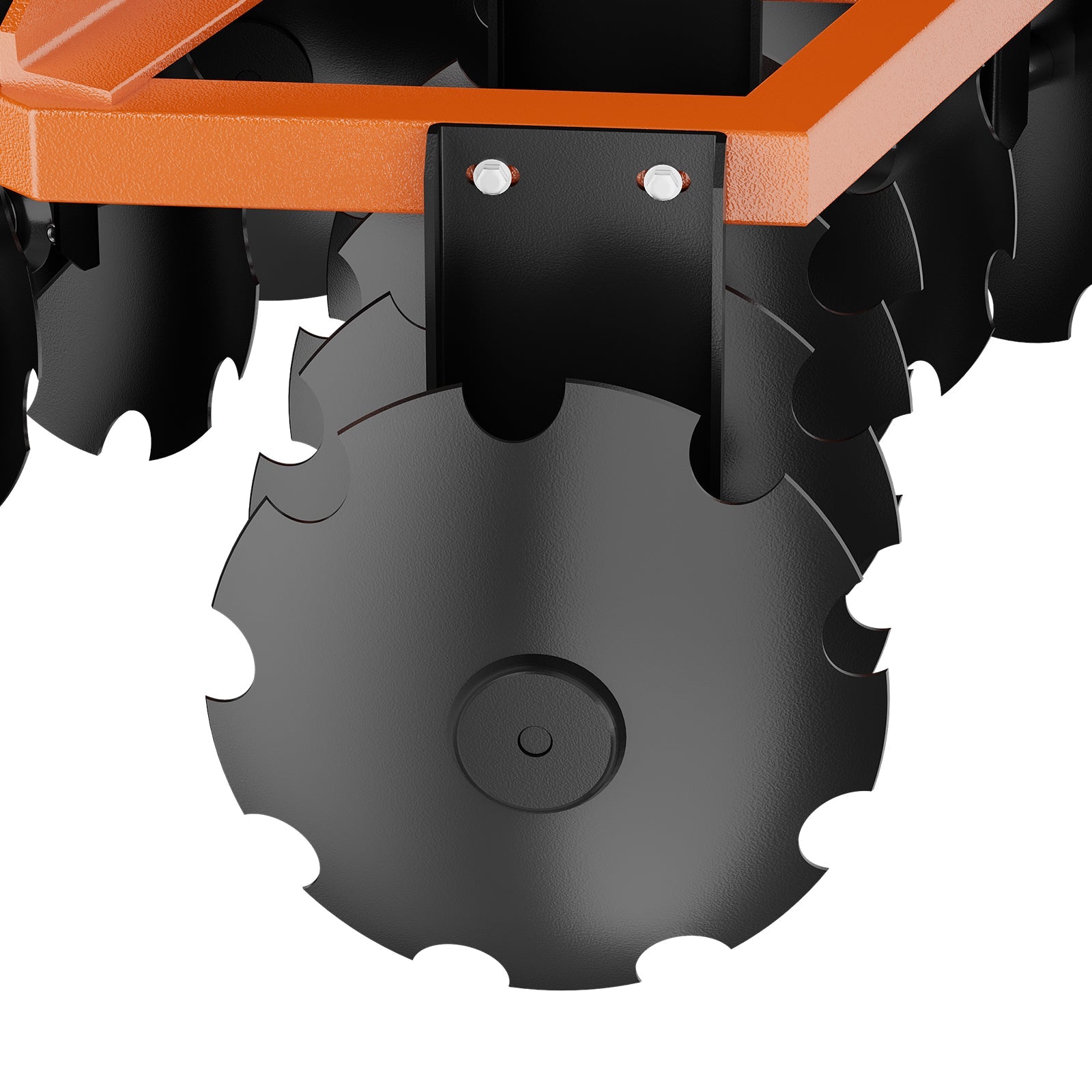 Garvee 5ft Disc Harrow Plow Tractor Attachment – 3-Point Hitch, 16” Notched Discs for Field Cultivation & Soil Preparation