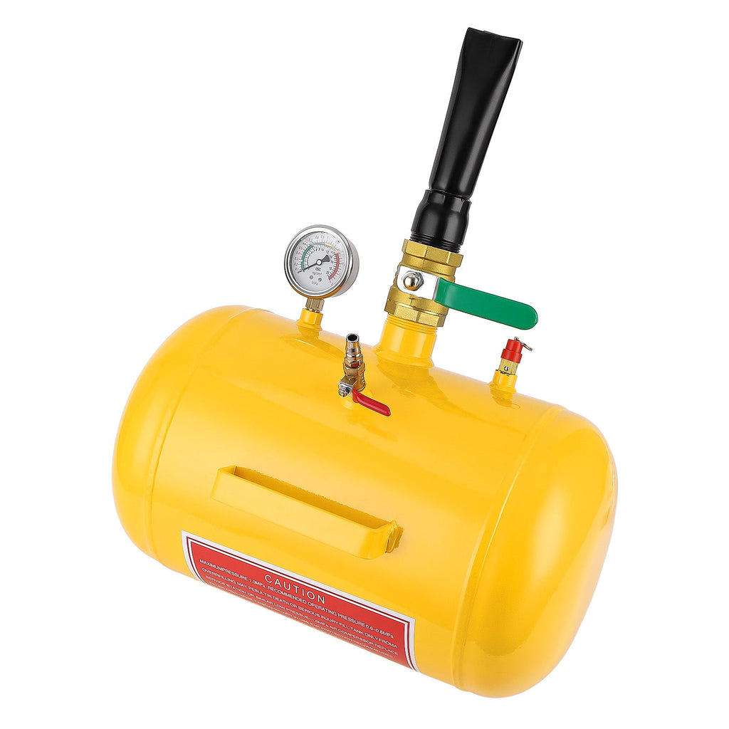 Garvee Air Tire Bead Seater, 5 Gallon Tire Bead Blaster Tool Inflator Tank w/Pressure Gauge & Handle, 120 Psi Heavy Duty Blaster Tool Seating Tire Inflator for Truck Atv, Yellow