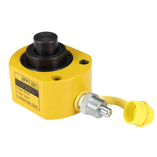 Garvee 20T Hydraulic Cylinder Jack Porta Power Mini Hydraulic Power Ram Lifting Cylinder Low Profile Jack Portable for Shipbuilding Bridge Construction