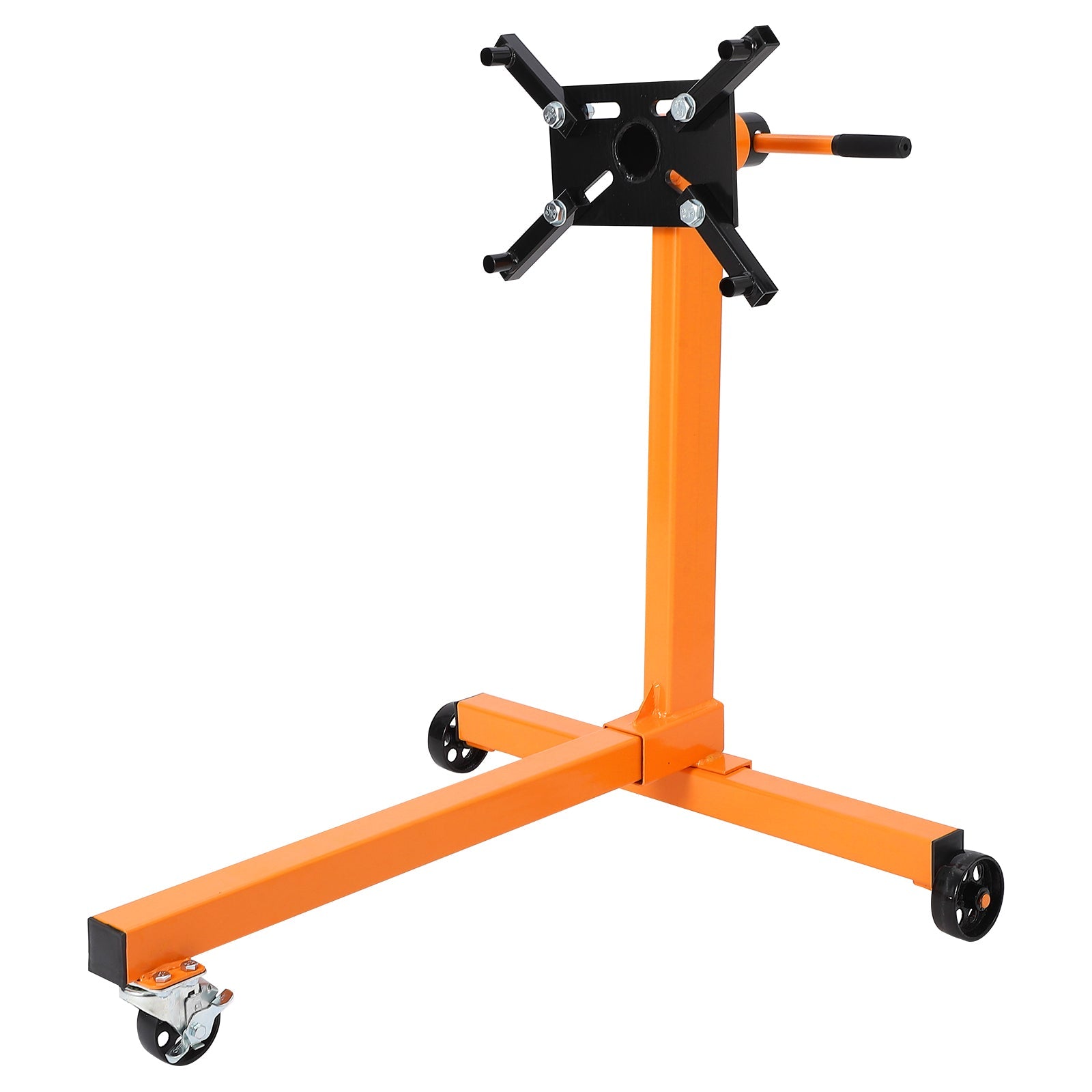 Garvee Rotating Engine Stand - 750LBS Steel Rotating Engine Stand with 360° Adjustable Mounting Head, Built-In Tool Tray, 4 Adjustable Arms