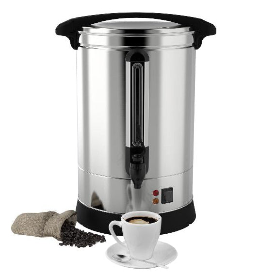 Garvee 10L(65Cup)Coffee Pot, Stainless Steel Coffee Urn with Silicone Faucet for Parties, Office, Catering Events, Meeting Rooms