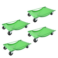 Garvee Car Dolly Set of 4, Garvee 10,000 LBS Vehicle Wheel Dolly with Heavy Duty 3.5 Inch Steel Wheels for Moving Cars, Trucks, Trailers, Motorcycles, and Boats, 23.8in x 14.4in