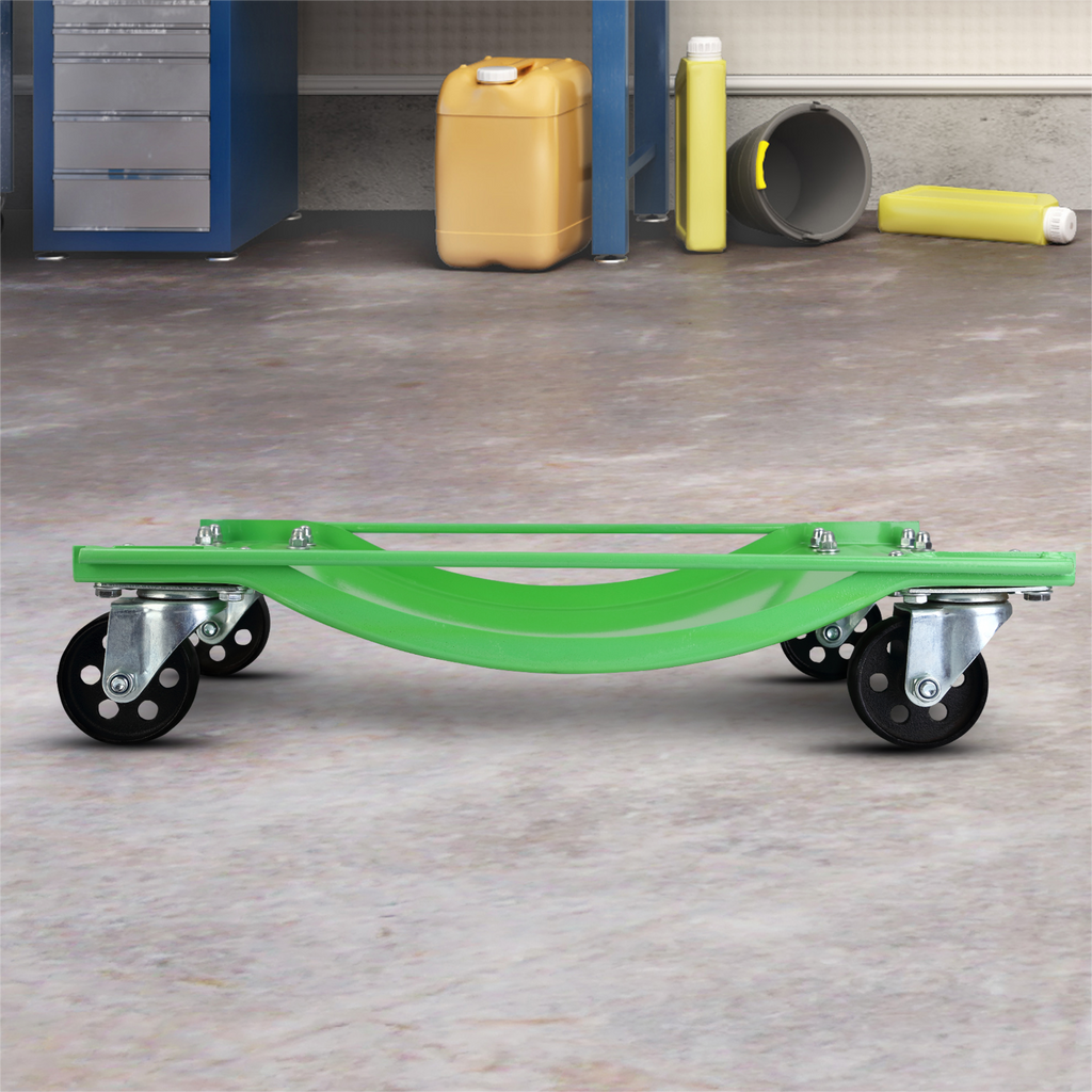 Garvee Car Dolly Set of 4, Garvee 10,000 LBS Vehicle Wheel Dolly with Heavy Duty 3.5 Inch Steel Wheels for Moving Cars, Trucks, Trailers, Motorcycles, and Boats, 23.8in x 14.4in