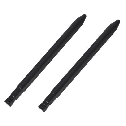 Garvee 17" Stabilizer Hay Bale Spear Attachment, Pair Quick Attach Bale Spike Without Sleeves, Black Powder Coated Hay Bale Forks Handing Equipment Fit for for Skid Steer Mount Plate Tractors Loaders