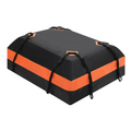 Garvee Car Rooftop Cargo Carrier Bag, 21 Cubic Feet Waterproof Roof Rack Bag, Fits All Cars with/without Rack, Large Storage, Black