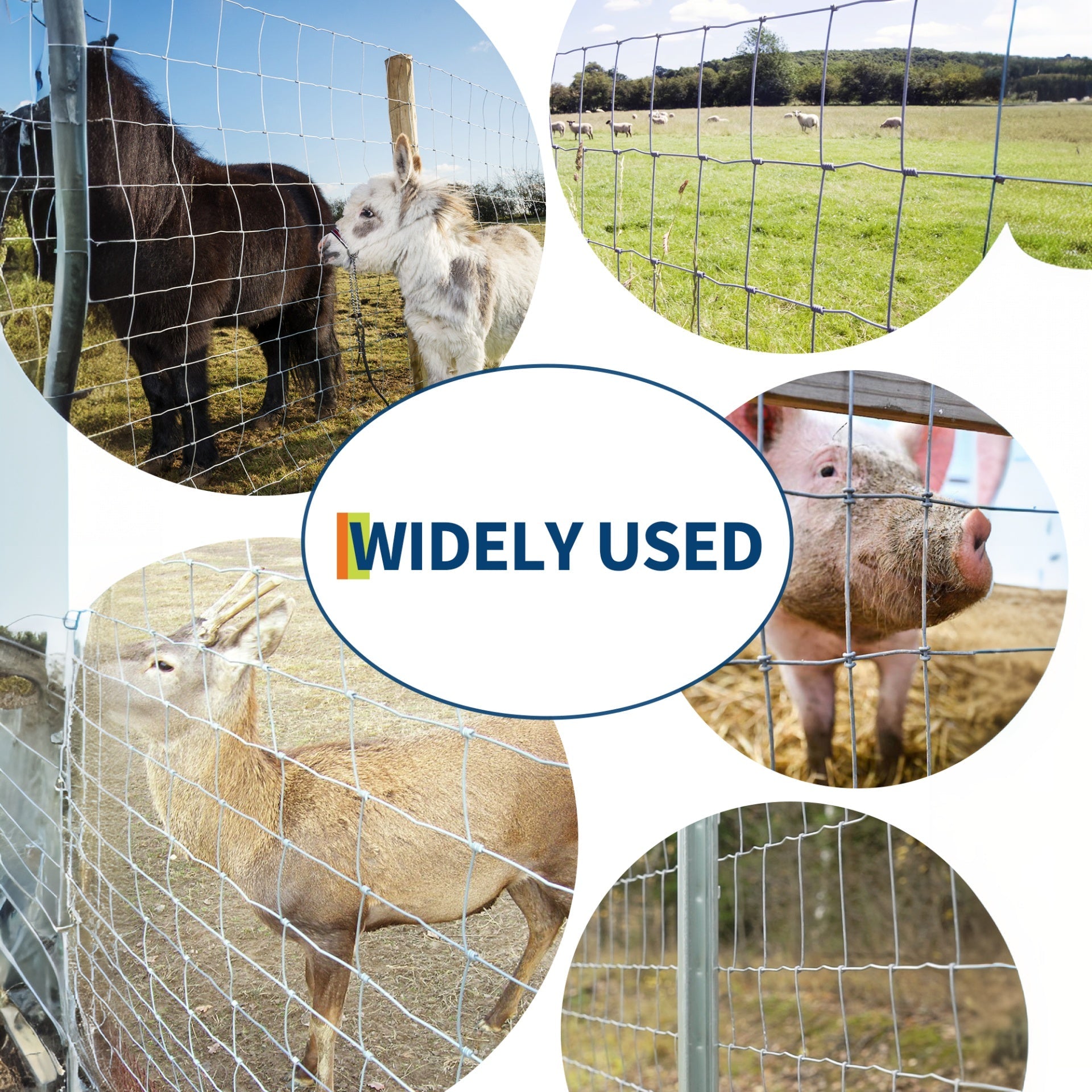 Garvee Cattle Farm Fence Galvanized Wire 4x 164ft Durable Welded Steel Reinforced Joints Easy Install Livestock Protection Yard