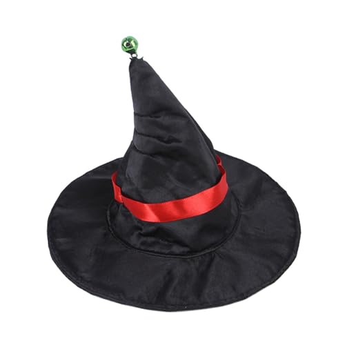 Garvee Halloween Costume Cat Cloak with Devil Horn Hat Funny Witch Cape Cute Cat Dog Clothes for Halloween Cosplay Party Suit L
