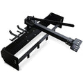 Garvee 42" Tow Behind Box Scraper Lawn Tractor Attachments with Tractor Box Blade Hitch Tow Fit for ATV UTV, Black