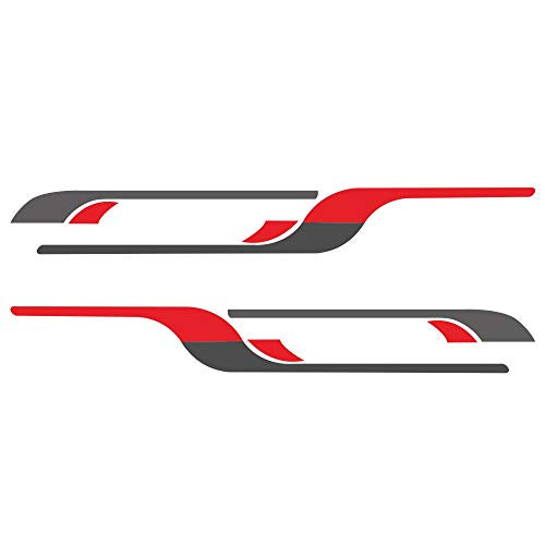 Garvee 4pcs Vinyl Graphics Decals Stickers Caravan Trailer Camper Auto Car Decoration