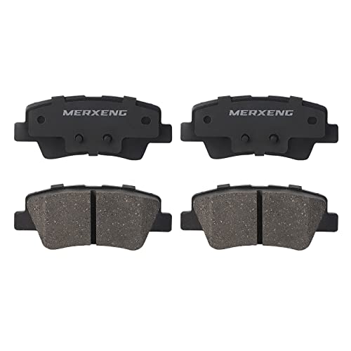 Garvee 4Pcs Premium Ceramic Rear Brake Pads for 2011-2015 Sonata,2013-2016 Elantra GT,2012-2017 Azera,2012-2016 Veloster,2011-2016 Optima,2014-2016 Forte5,2014-2017 Cadenza,2014-2016 Forte