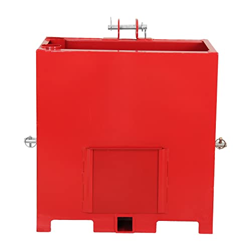 Garvee 800lbs 3 Point Hitch Ballast Box, 5cu.ft Volume for Tractors