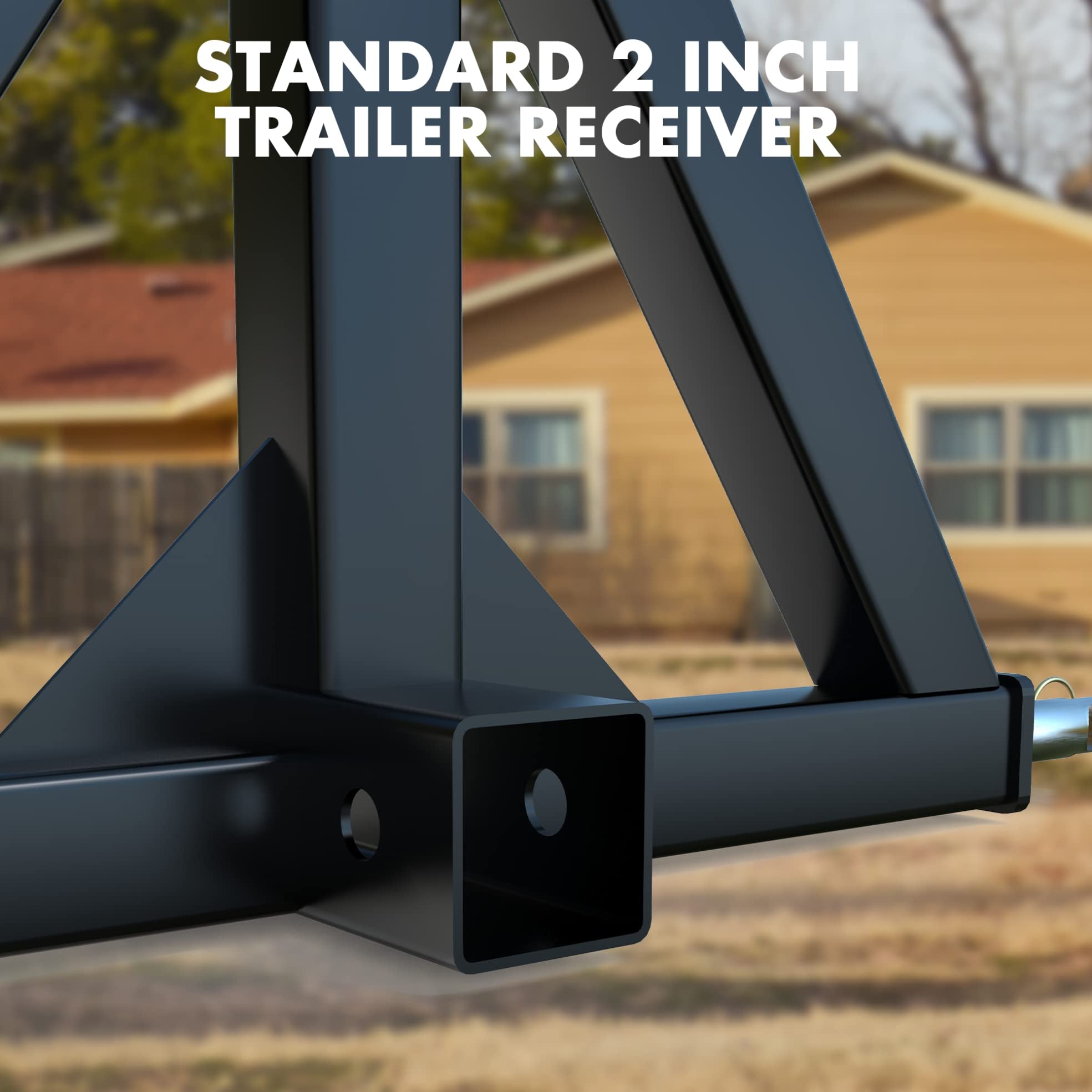 Garvee 3 Point Hitch 2 Inch Receiver Trailer Hitch Category 1 Heavy Duty Tractor Compatible for Kubota, John Deere, BX, LM25H, Cat, WLM Tractor, NorTrac, Yanmar, Kioti