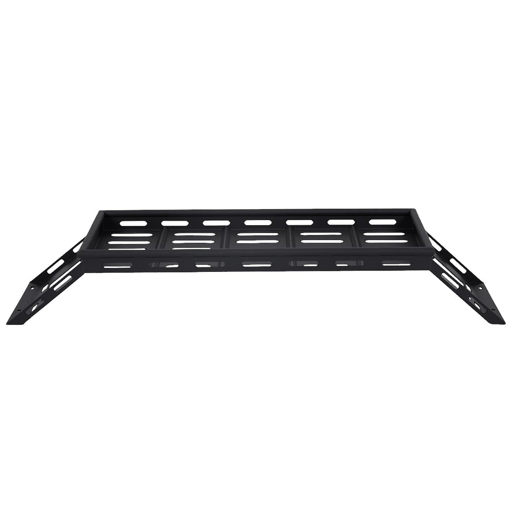 Garvee Rear Trunk Cargo Storage Rack For 2007-2025 Wrangler JK JKU & JL JLU Unlimited 4 DR, Heavy-Duty Carbon Steel, Black, 350LBS Capacity, Easy Installation