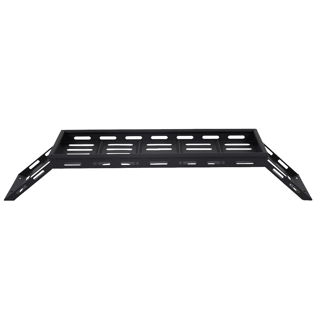Garvee Rear Trunk Cargo Storage Rack For 2007-2025 Wrangler JK JKU & JL JLU Unlimited 4 DR, Heavy-Duty Carbon Steel, Black, 350LBS Capacity, Easy Installation