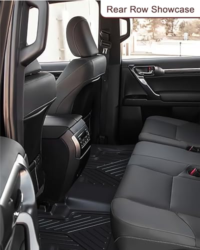 Garvee Floor Mats Compatible with 2014-2023 Lexus GX460/2013-2023 Toyota 4Runner,Custom Fit TPE Floor Liners for Lexus GX460/Toyota 4Runner 2014 2015 2016 2017 2018 2019 2020 2021 2022
