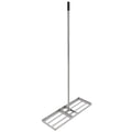 Garvee 36"×10" Heavy-Duty Steel Lawn Leveling Rake with 180° Flexible Rotation - Topdressing Spreader Tool for Backyard, Garden, Golf Course, Farm, and Pasture