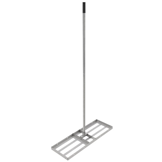 Garvee 36"×10" Heavy-Duty Steel Lawn Leveling Rake with 180° Flexible Rotation - Topdressing Spreader Tool for Backyard, Garden, Golf Course, Farm, and Pasture