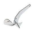 Garvee 11LBS Boat Anchor, 316 Stainless Steel Delta-Style Anchor, Heavy Duty Wing Style Triangular Anchor, Boats from 15'-30'