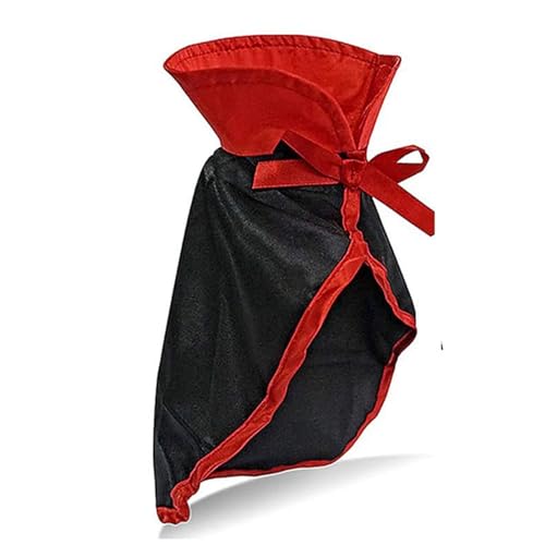 Garvee Halloween Costume Cat Cloak with Devil Horn Hat Funny Witch Cape Cute Cat Dog Clothes for Halloween Cosplay Party Suit L