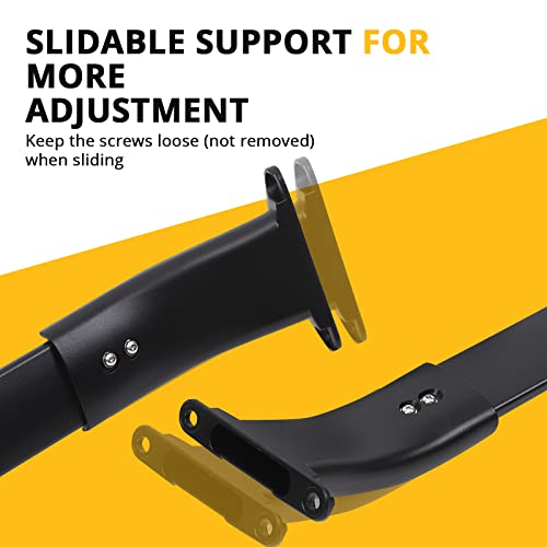 Garvee Car Roof Rack Cross Bars for 2015-2020 Chevrolet Suburban & Tahoe – Aluminum Replacement with Grooved Side Rails for Cargo, Kayak, Bike & Snowboard