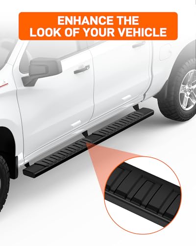 Garvee Running Boards for 19-24 Chevy Silverado/GMC Sierra 1500 Crew Cab