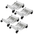 Garvee Wheel Dolly, 6000 lbs/2722 kg Car Dollies, Wheel Dolly Car Tire Stake Set of 4 Piece, Heavy-duty Car Tire Dolly Moving Cars, Trucks, Trailers, Motorcycles, and Boats, Silver