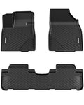 Garvee Floor Mats for 2014-2019 Toyota Highlander (LE, LE Plus, Limited, XLE,Hybrid), TPE All Weather Custom Fit Front 1st & 2nd Row Highlander Floor Liner