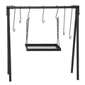 Garvee Campfire Swing Grill with Adjustable Rack for BBQ & Picnic