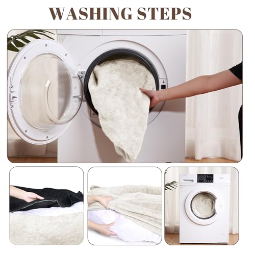 Garvee Giant Dog Bed for Men and Women, 75"x48"x14" - Washable & Plush Dog Bed for People, Suitable for Adults，Human-Sized Bed