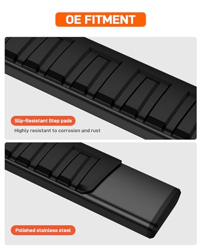 Garvee Running Boards for 19-24 Chevy Silverado/GMC Sierra 1500 Crew Cab
