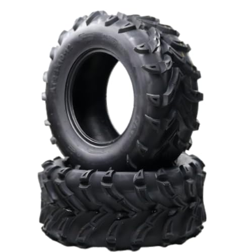 Garvee 25x8-12 6PR ATV Tires Set of 2, 25x8x12 6PR All-Terrain Tires, 25 8 12 Atv Tires Puncture And Abrasion Resistant, Optimum Grip MERCURY Pattern for Enhanced Off-Road, Handling for Off-Road