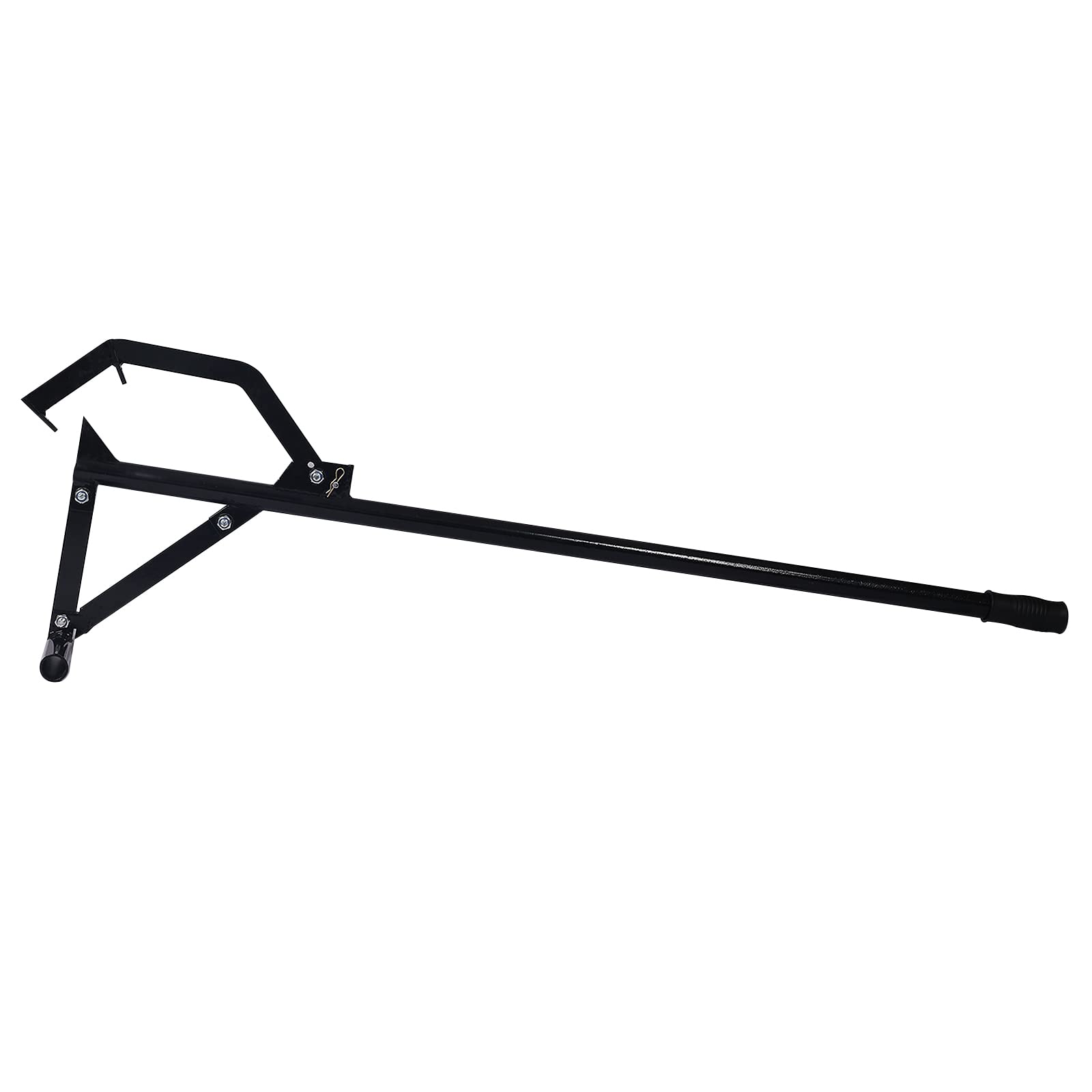 Garvee 51.2” Timberjack Log Lifter - Heavy-Duty Triple Thick Carbon Steel Body with Adjustable Hook, Ideal for Lifting, Moving, and Rolling Logs, Logging Tools for Firewood Harvesting, Black