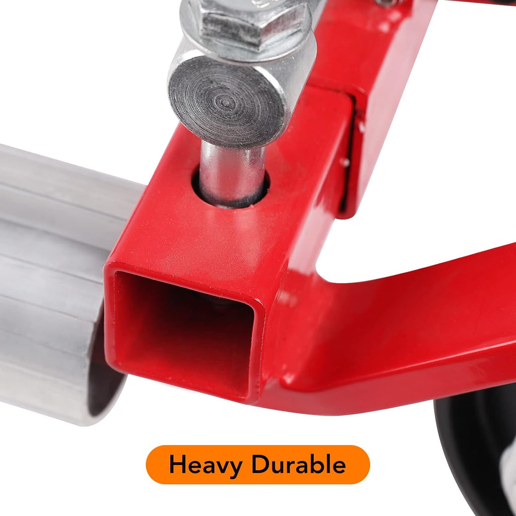 Garvee PRO 4-Piece Wheel Dolly, 1500 lbs, Hydraulic Tire Jack