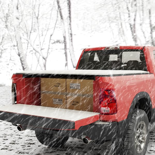 Garvee 5.7ft Soft Vinyl Roll-Up Tonneau for 2009-2023 Dodge Ram 1500