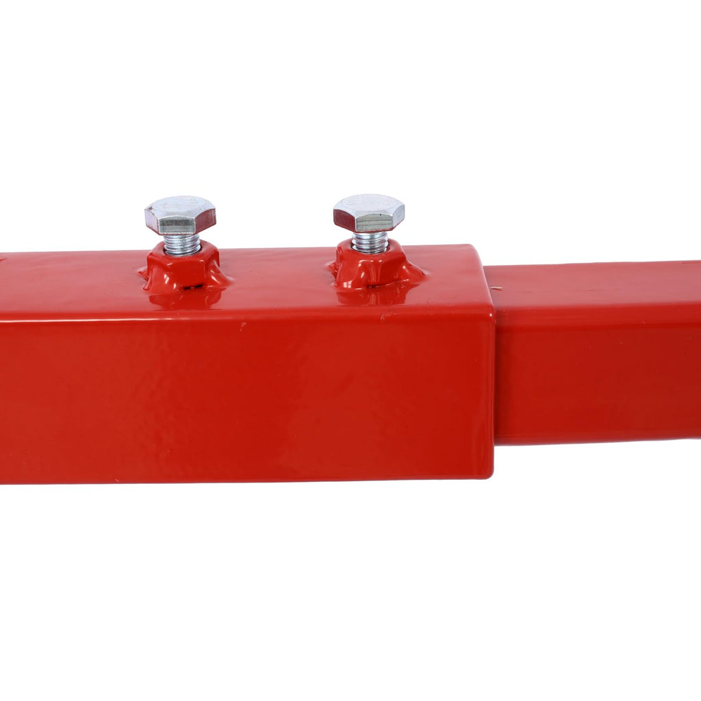Garvee Motorcycle Engine Cradle Dolly - 1500 lbs Heavy-Duty Design with Rubber Pads, 360-Degree Swivel Wheels, Adjustable Width and Height for Four-Wheelers, Red