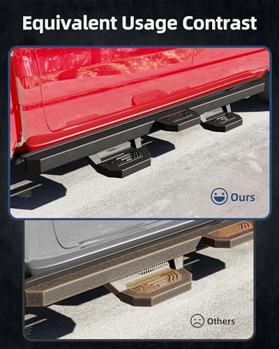 Garvee Running Boards Compatible with Ford F-150 SuperCrew Cab 2015-2023,2017-2022 Ford F-250 F-350 Super Duty Crew Cab Side Steps Nerf Bars