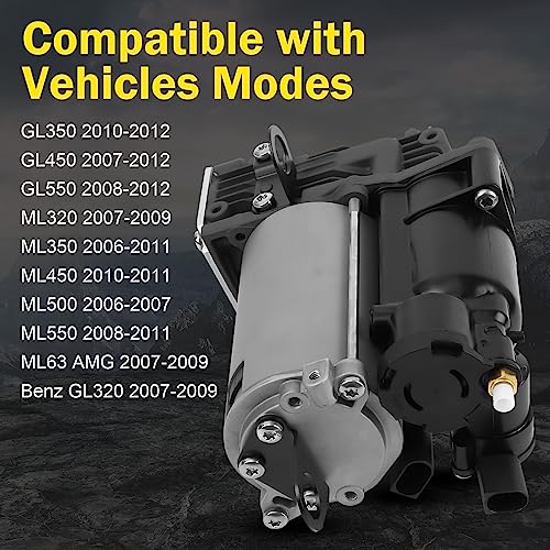 Garvee Air Suspension Pump Kit 1643201204 for GL/ML Models