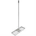 Garvee 30"×10" Heavy-Duty Steel Lawn Leveling Rake with 180° Flexible Rotation - Topdressing Spreader Tool for Backyard, Garden, Golf Course, Farm, and Pasture