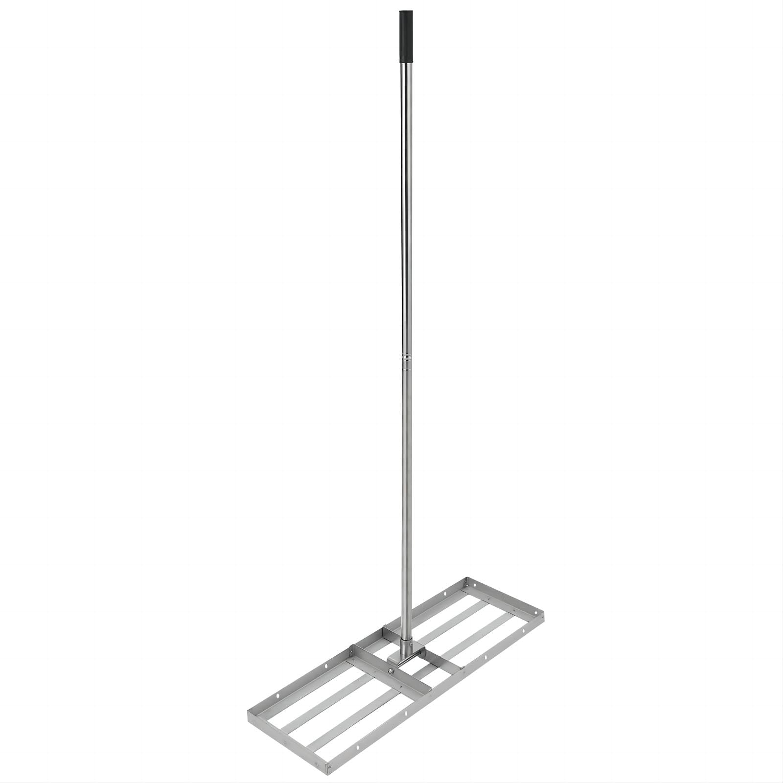 Garvee 30"×10" Heavy-Duty Steel Lawn Leveling Rake with 180° Flexible Rotation - Topdressing Spreader Tool for Backyard, Garden, Golf Course, Farm, and Pasture