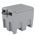 Garvee 48 Gallon Portable Diesel Fuel Tank with 12V Electric Transfer Pump, High Flow Rate 10 GPM, Gray for Agriculture, Construction, Industrial Use