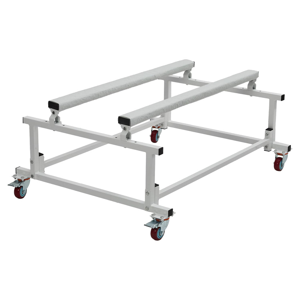 Garvee Jet Ski Dolly Stand with 4 Casters Adjustable Width 1000 lbs Capacity Heavy-Duty PWC Stand Carpeted Surface